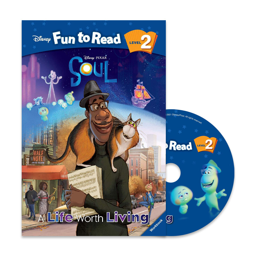 Disney Fun To Read Set 2-36 : A Life Worth Living (Soul 소울) (Paperback + Workbook + CD)